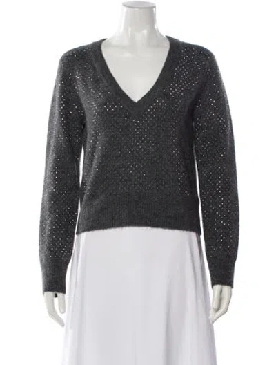 Pre-owned Veronica Beard V-neck Sweater W/ Tags In Multi