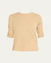 Veronica Beard Waldorf Long Sleeve Cotton T-shirt
