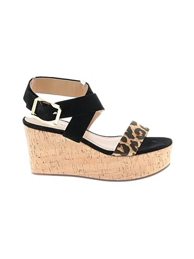 Pre-owned Veronica Beard Wedges In Black