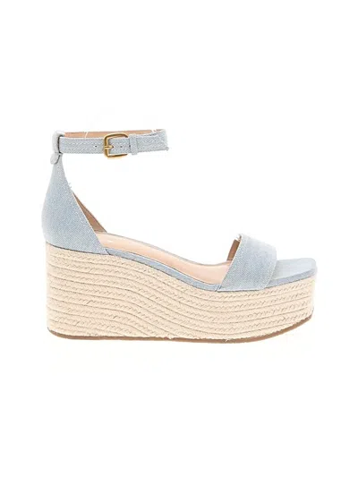 Pre-owned Veronica Beard Wedges In Blue