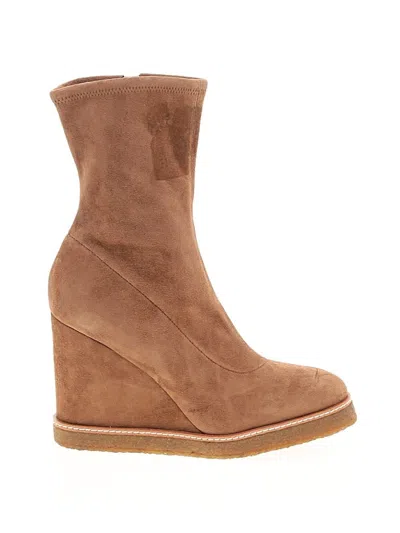 Pre-owned Veronica Beard Wedges In Brown