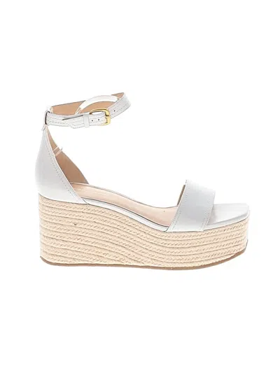 Pre-owned Veronica Beard Wedges In White