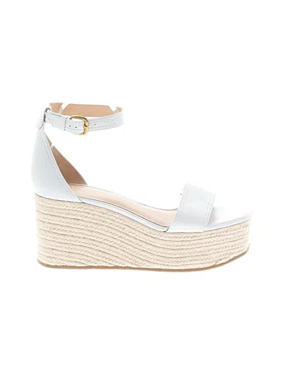 Pre-owned Veronica Beard Wedges In White