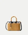 Veronica Beard Wicker Porto Tote Bag In Multi