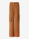 Veronica Beard Saul Cargo Pants Whisky In Brown