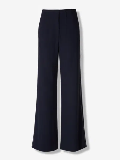 Veronica Beard Wide Dress Trousers In Black