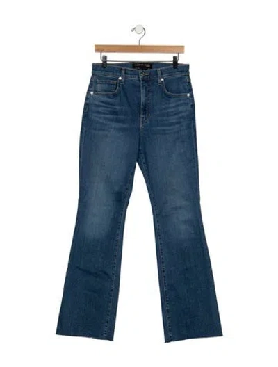 Pre-owned Veronica Beard Wide Leg Jeans In Blue