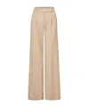 Veronica Beard Marbeau Wide-leg Trousers In Neutral