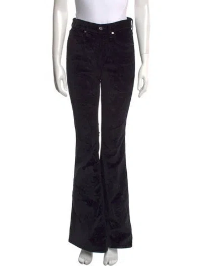Pre-owned Veronica Beard Wide Leg Pants In Black