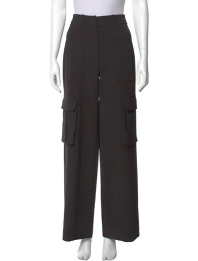 Pre-owned Veronica Beard Wide Leg Pants In Black
