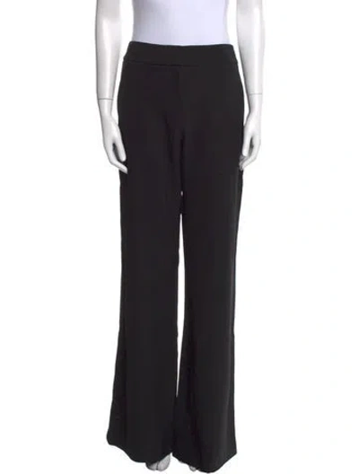 Pre-owned Veronica Beard Wide Leg Pants In Black