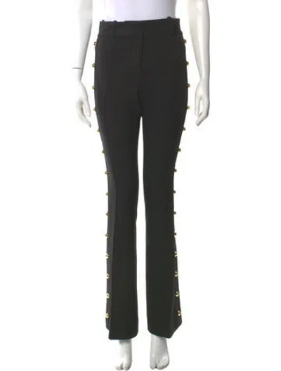 Pre-owned Veronica Beard Wide Leg Pants In Black