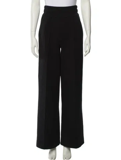Pre-owned Veronica Beard Wide Leg Pants In Black