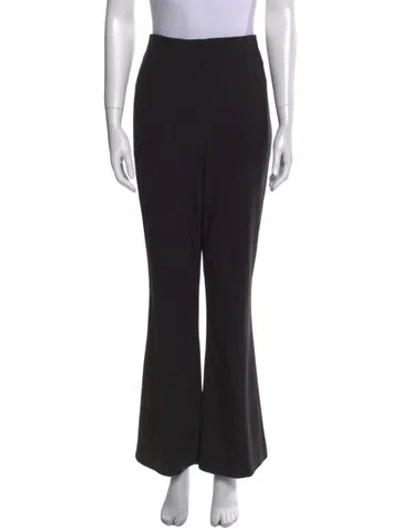 Pre-owned Veronica Beard Wide Leg Pants In Black