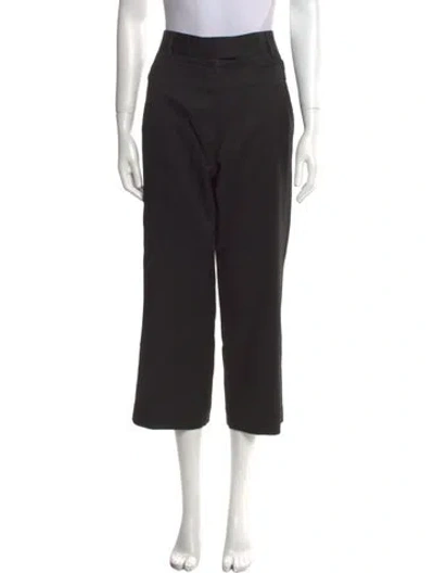 Pre-owned Veronica Beard Wide Leg Pants In Black