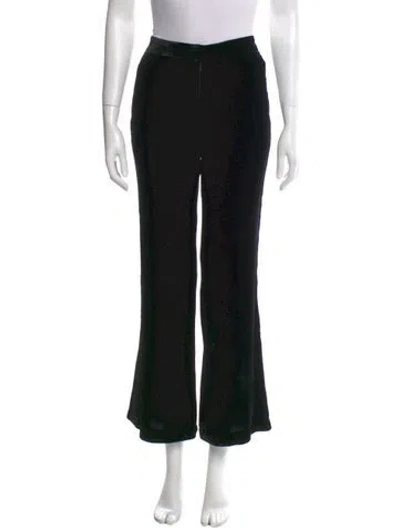 Pre-owned Veronica Beard Wide Leg Pants In Black