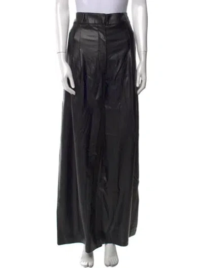 Pre-owned Veronica Beard Wide Leg Pants In Black