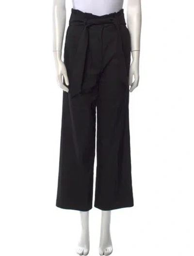 Pre-owned Veronica Beard Wide Leg Pants In Black