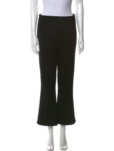 Pre-owned Veronica Beard Wide Leg Pants In Black