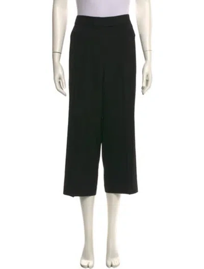 Pre-owned Veronica Beard Wide Leg Pants In Black
