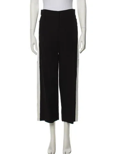Pre-owned Veronica Beard Wide Leg Pants In Black