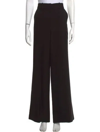 Pre-owned Veronica Beard Wide Leg Pants In Black