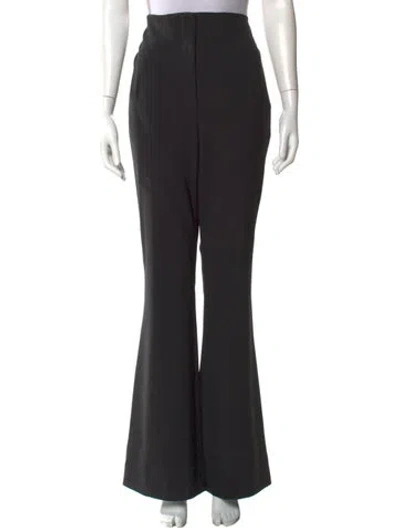 Pre-owned Veronica Beard Wide Leg Pants In Black
