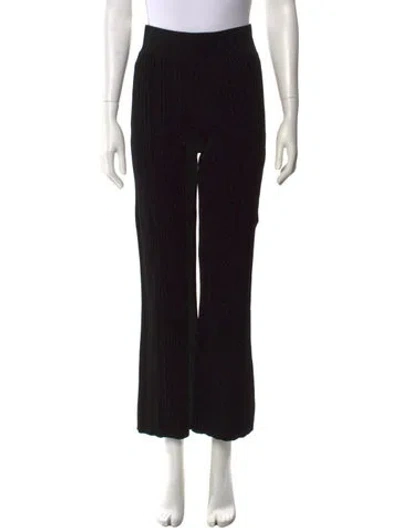 Pre-owned Veronica Beard Wide Leg Pants In Black