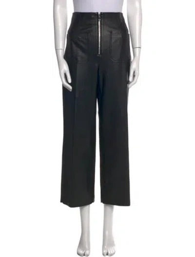 Pre-owned Veronica Beard Wide Leg Pants In Black