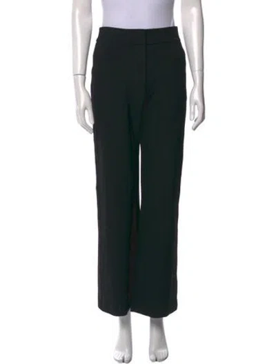 Pre-owned Veronica Beard Wide Leg Pants In Black