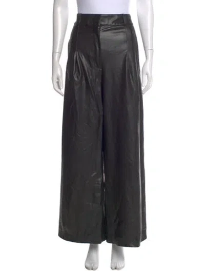 Pre-owned Veronica Beard Wide Leg Pants In Black