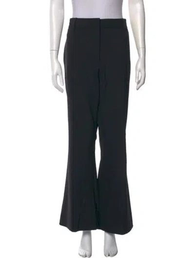 Pre-owned Veronica Beard Wide Leg Pants In Black
