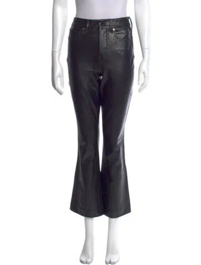 Pre-owned Veronica Beard Wide Leg Pants In Black