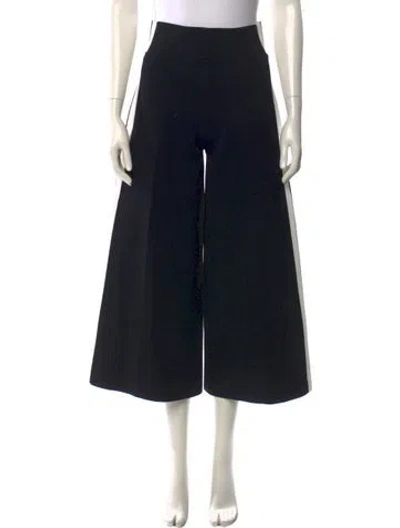 Pre-owned Veronica Beard Wide Leg Pants In Black