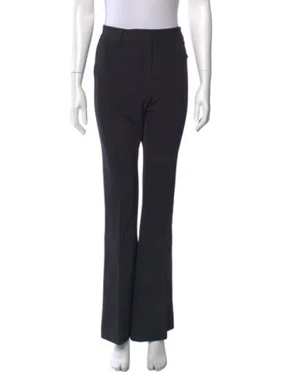 Pre-owned Veronica Beard Wide Leg Pants In Black