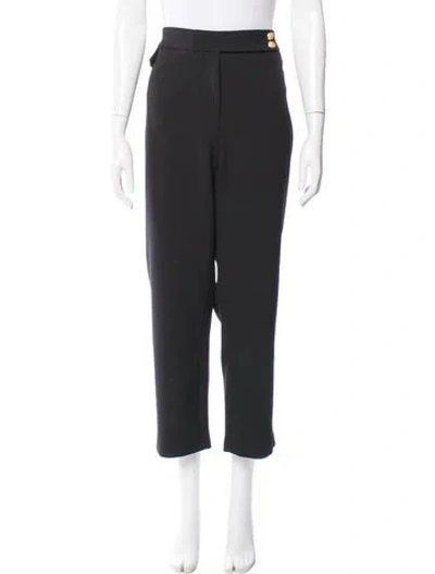 Pre-owned Veronica Beard Wide Leg Pants In Black