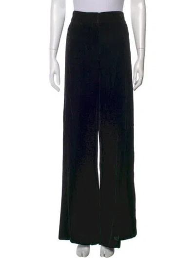 Pre-owned Veronica Beard Wide Leg Pants In Black