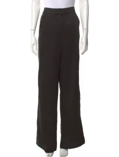 Pre-owned Veronica Beard Wide Leg Pants In Black