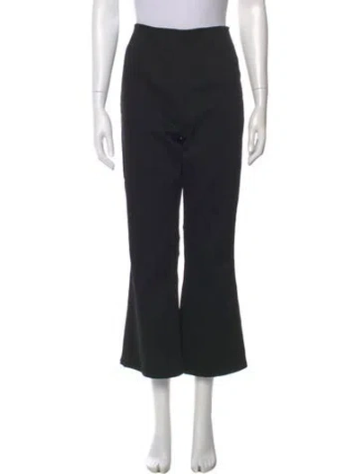 Pre-owned Veronica Beard Wide Leg Pants In Black