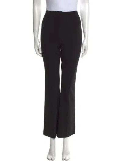Pre-owned Veronica Beard Wide Leg Pants In Black