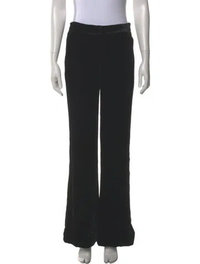 Pre-owned Veronica Beard Wide Leg Pants In Black