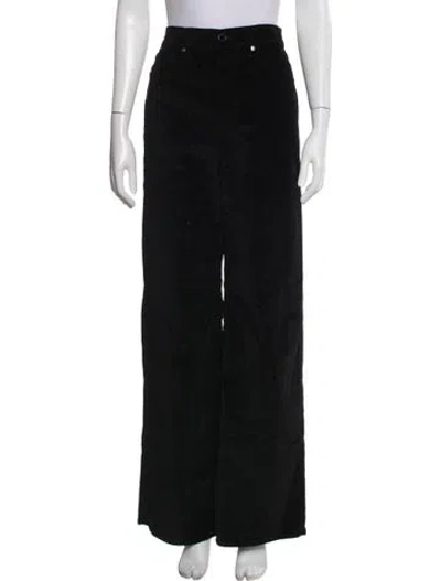 Pre-owned Veronica Beard Wide Leg Pants In Black