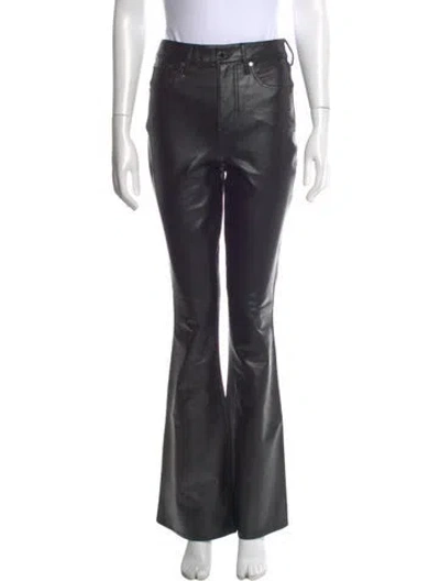 Pre-owned Veronica Beard Wide Leg Pants In Black