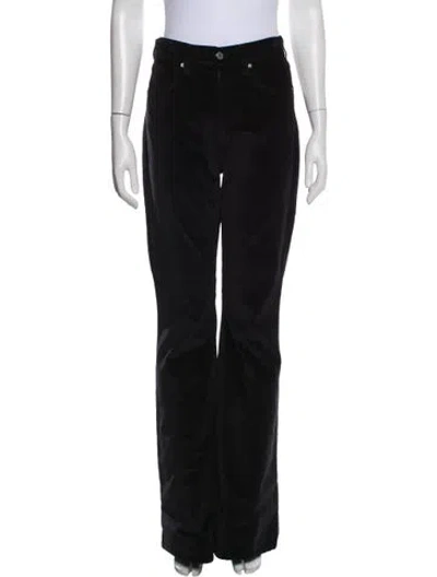 Pre-owned Veronica Beard Wide Leg Pants In Black