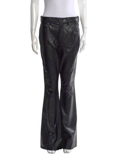 Pre-owned Veronica Beard Wide Leg Pants In Black