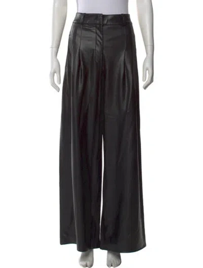 Pre-owned Veronica Beard Wide Leg Pants In Black