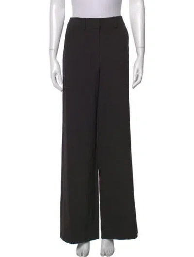 Pre-owned Veronica Beard Wide Leg Pants In Black