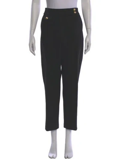 Pre-owned Veronica Beard Wide Leg Pants In Black