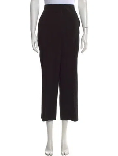 Pre-owned Veronica Beard Wide Leg Pants In Black