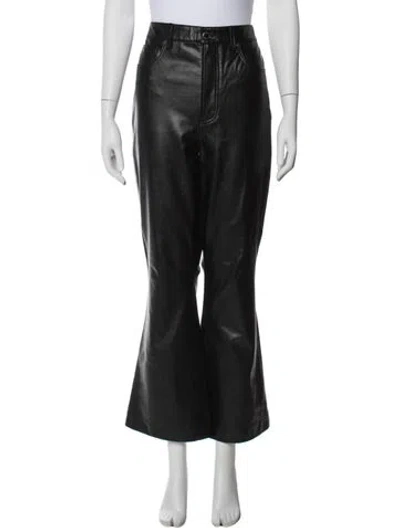 Pre-owned Veronica Beard Wide Leg Pants In Black